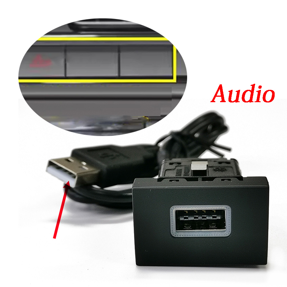 Audio Interface Usb - Adaptador de Entrada USB para Auto,