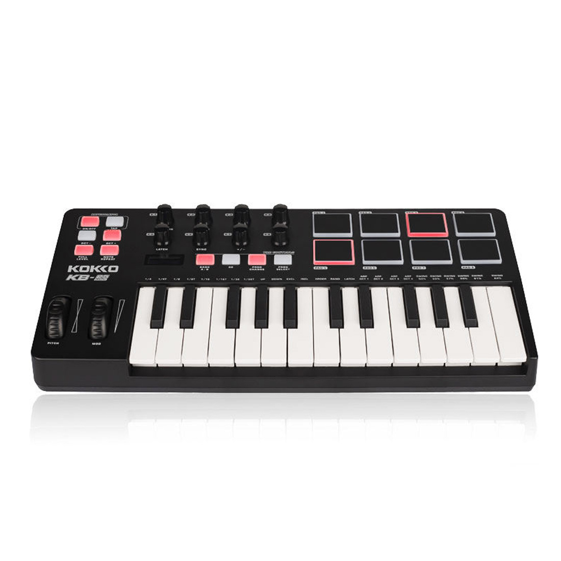 Midi Controller Pad - Teclado Controlador MIDI de 25 Teclas,
