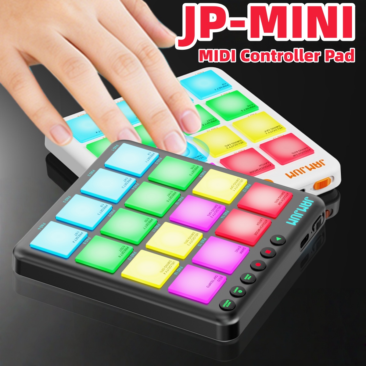 Midi Controller Pad - Controlador MIDI Inalámbrico JAMJUM JP-MINI /