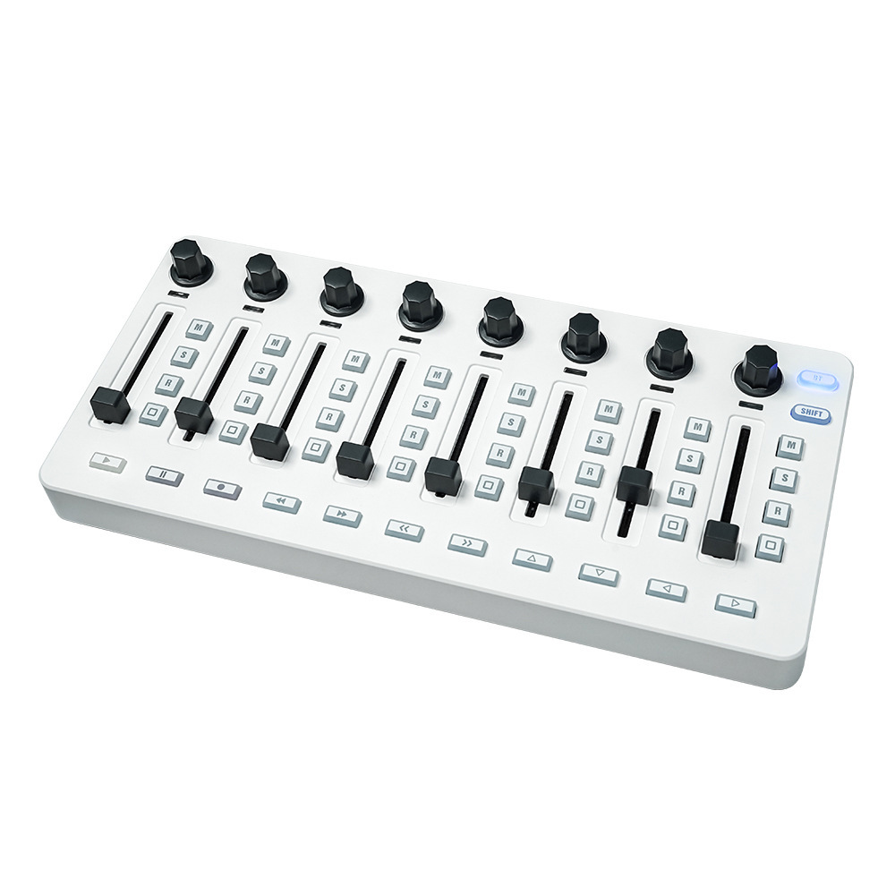 Audio Interface Usb - Controlador MIDI, Mezclador, 8 Codificadores, Control