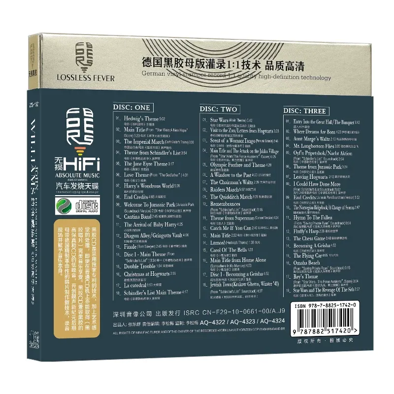 Álbum en CD de John Williams p - Audio Music John reseña y precio