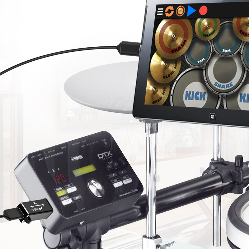 Adaptador USB hembra tipo C a  - Midi Controller Pad reseña y precio