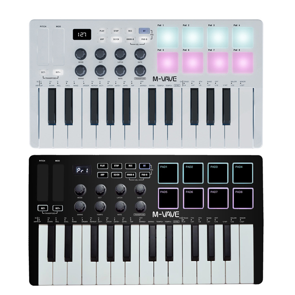 Controlador de Teclado MIDI M- - Midi Controller Pad reseña y precio