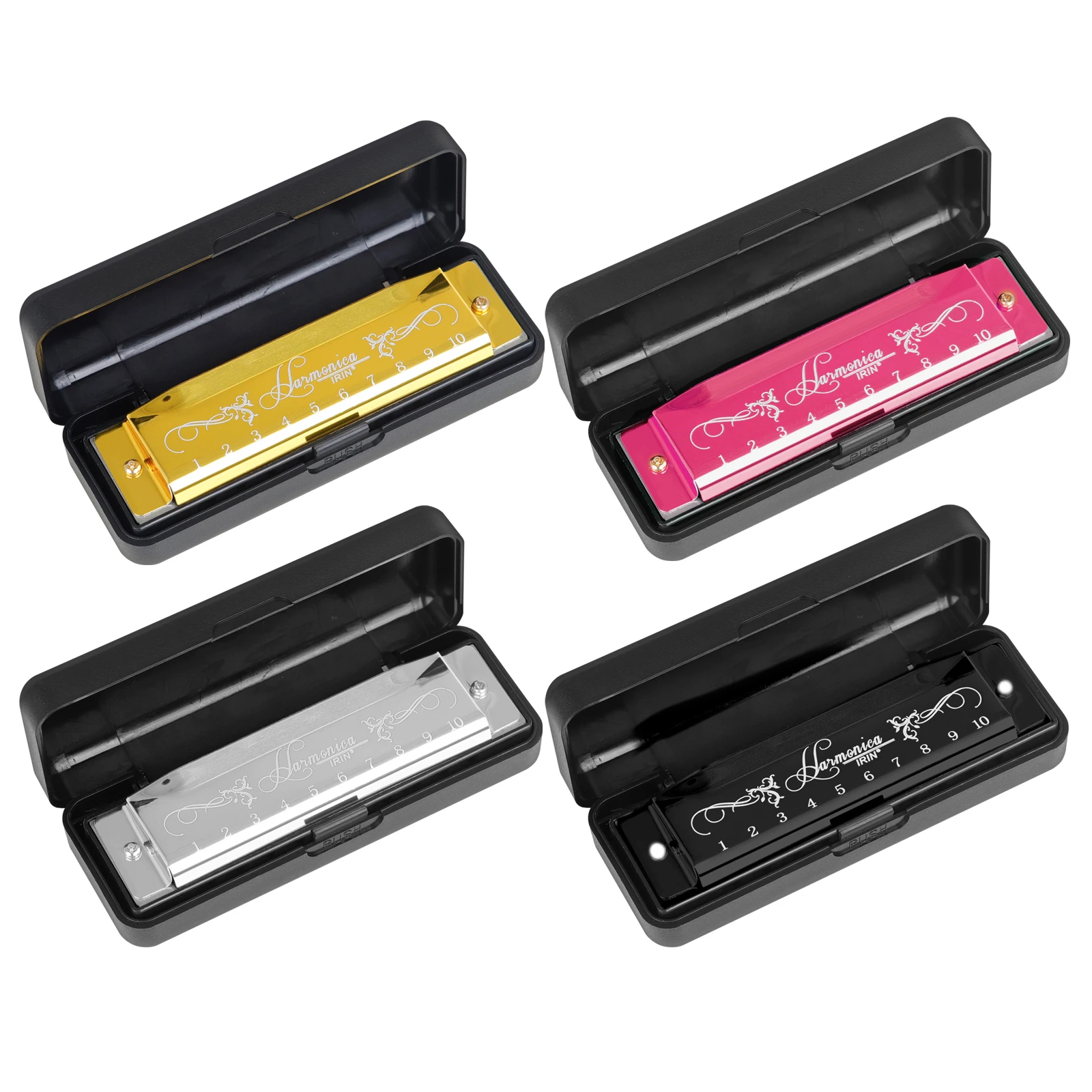 IRIN-armónica de 10 agujeros y - Harmonica 10 Hole reseña y precio