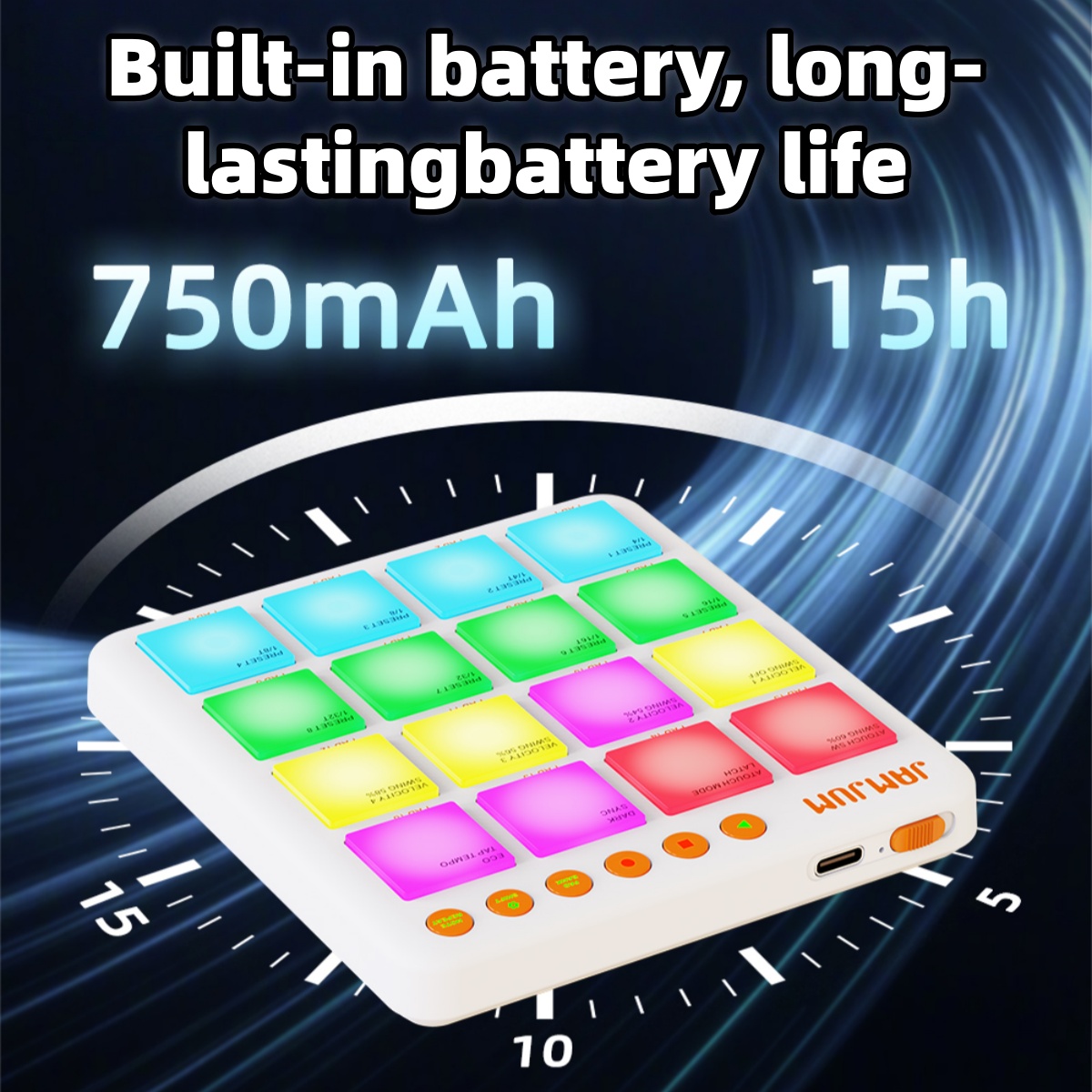 Controlador MIDI Inalámbrico J - Midi Controller Pad reseña y precio