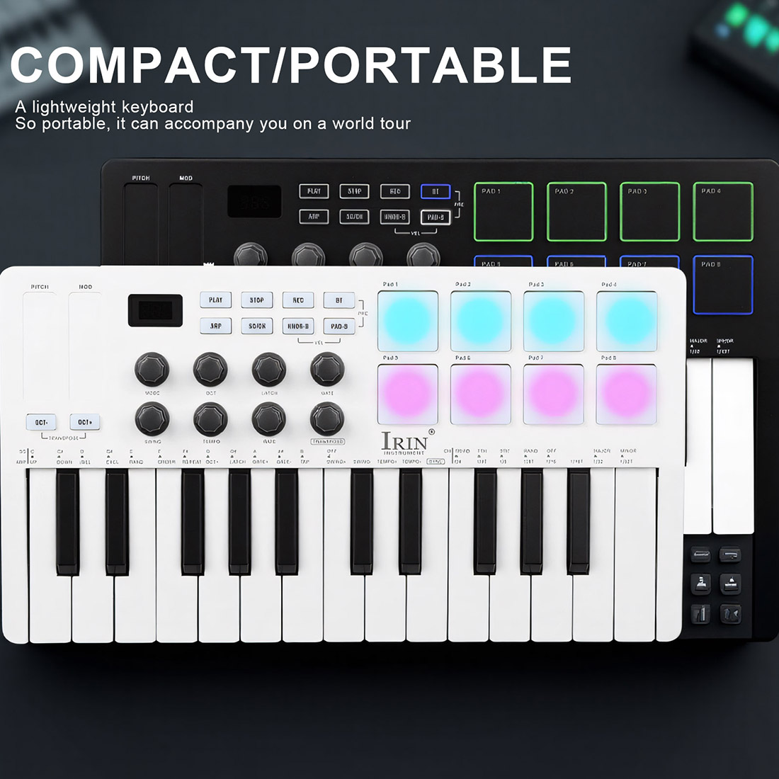 Controlador MIDI de Teclado Po - Midi Controller Pad reseña y precio