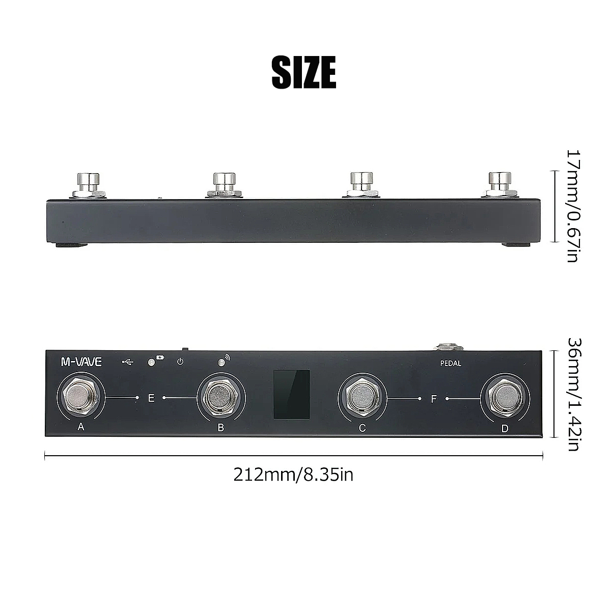 M-VAVE Controlador de pie MIDI - Midi Controller Pad reseña y precio
