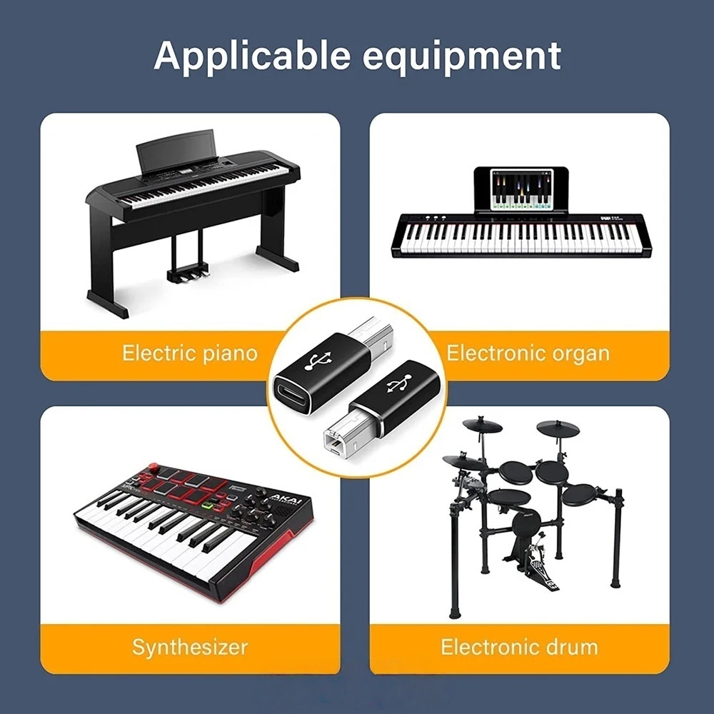 Adaptador USB B macho a USB ti - Midi Controller Pad reseña y precio