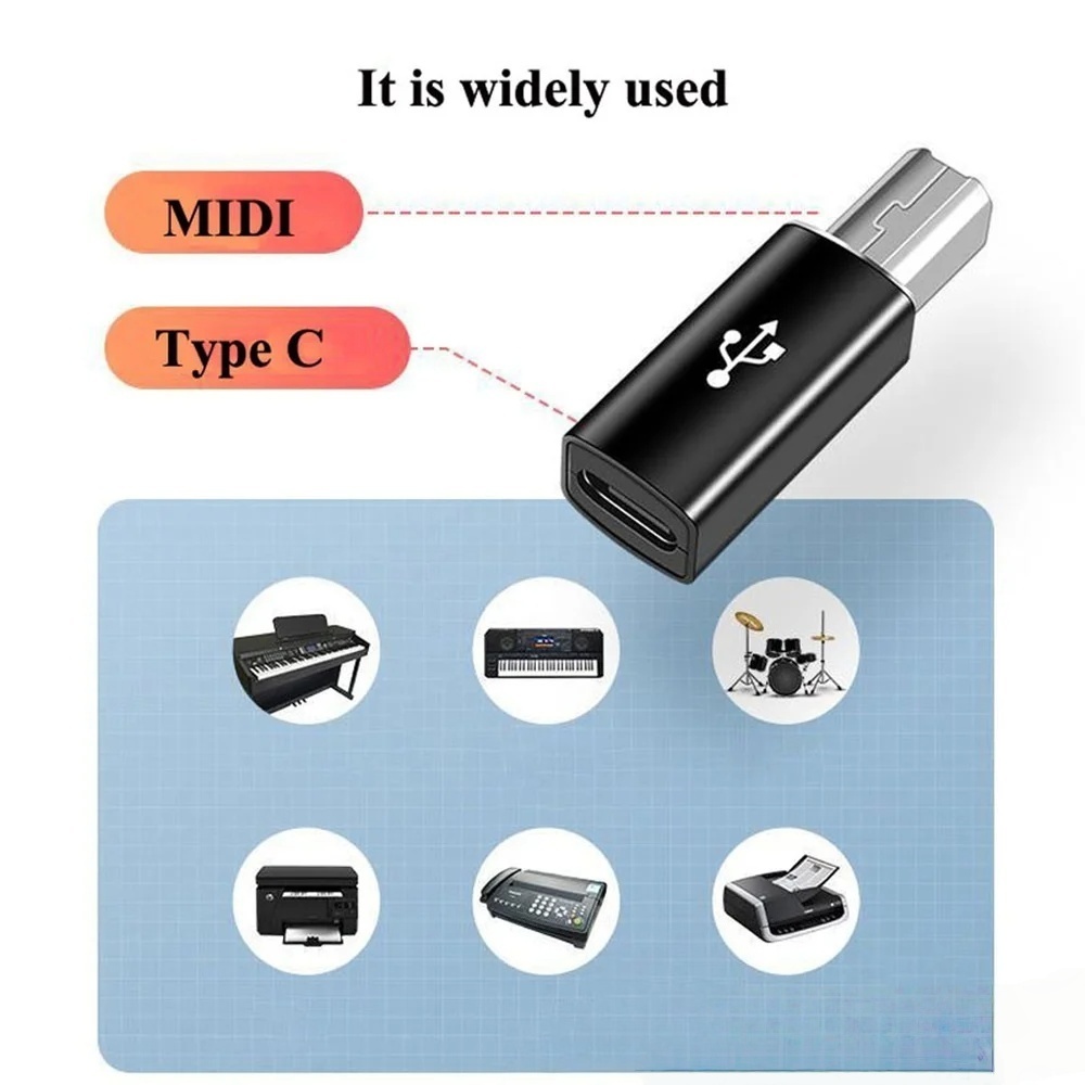 Adaptador USB B macho a USB ti - Midi Controller Pad reseña y precio