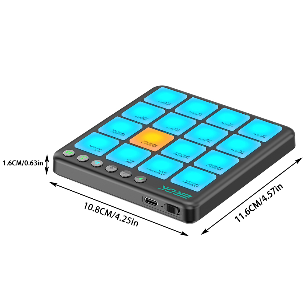 Controlador MIDI EROK PocketBe - Midi Controller Pad reseña y precio