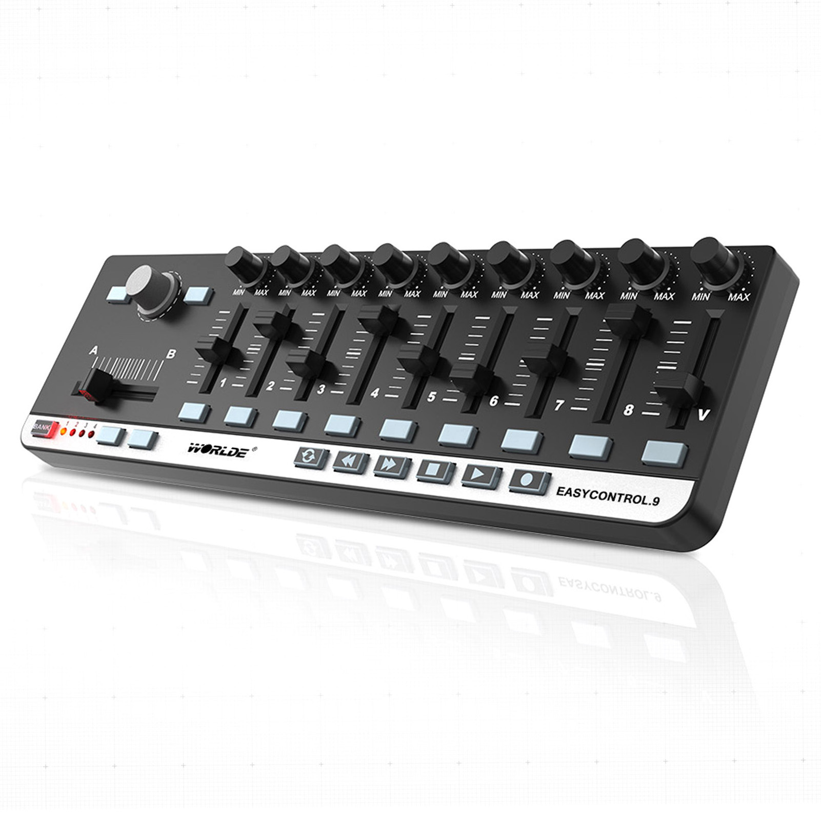Worlde-controlador MIDI EasyCo - Midi Controller Pad reseña y precio