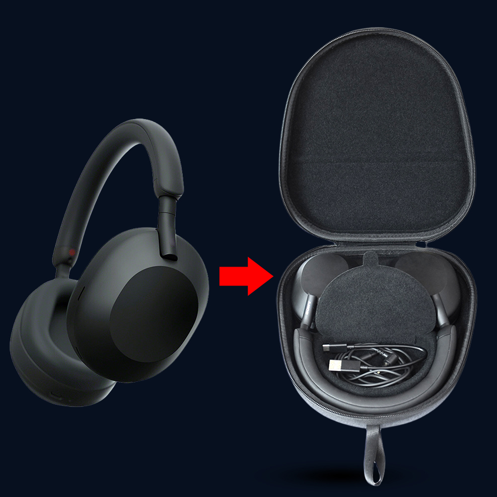 Funda protectora rígida de EVA - Sony Headphone Wh-1000Xm5 reseña y precio