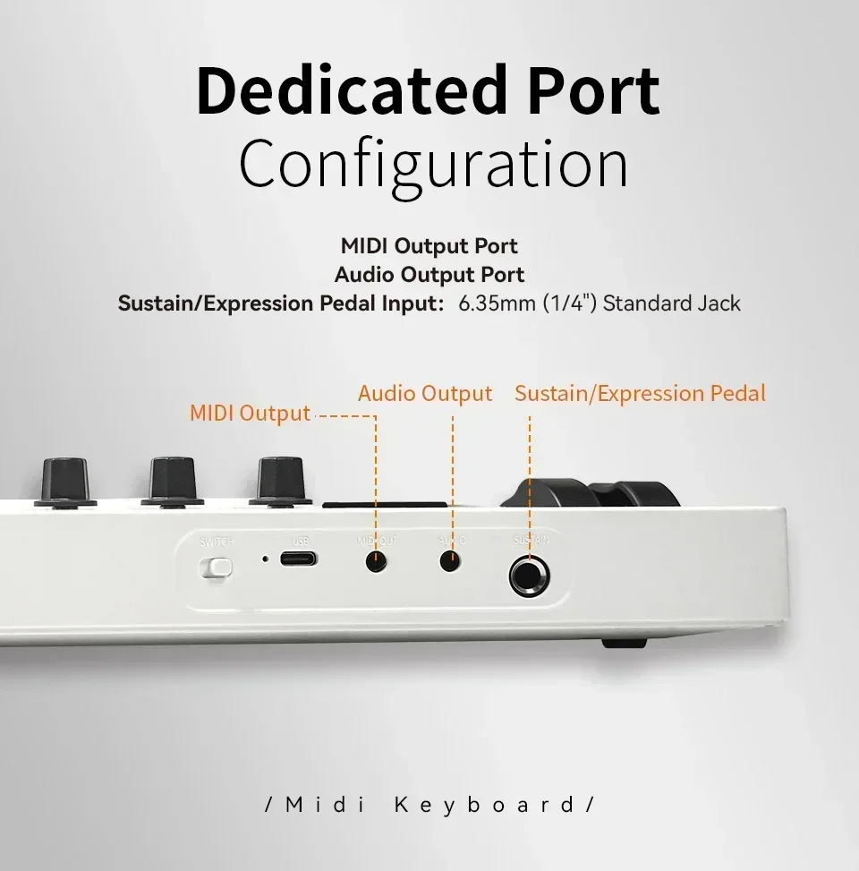 M-VAVE SMK-37 PRO Controlador  - Midi Controller Pad reseña y precio