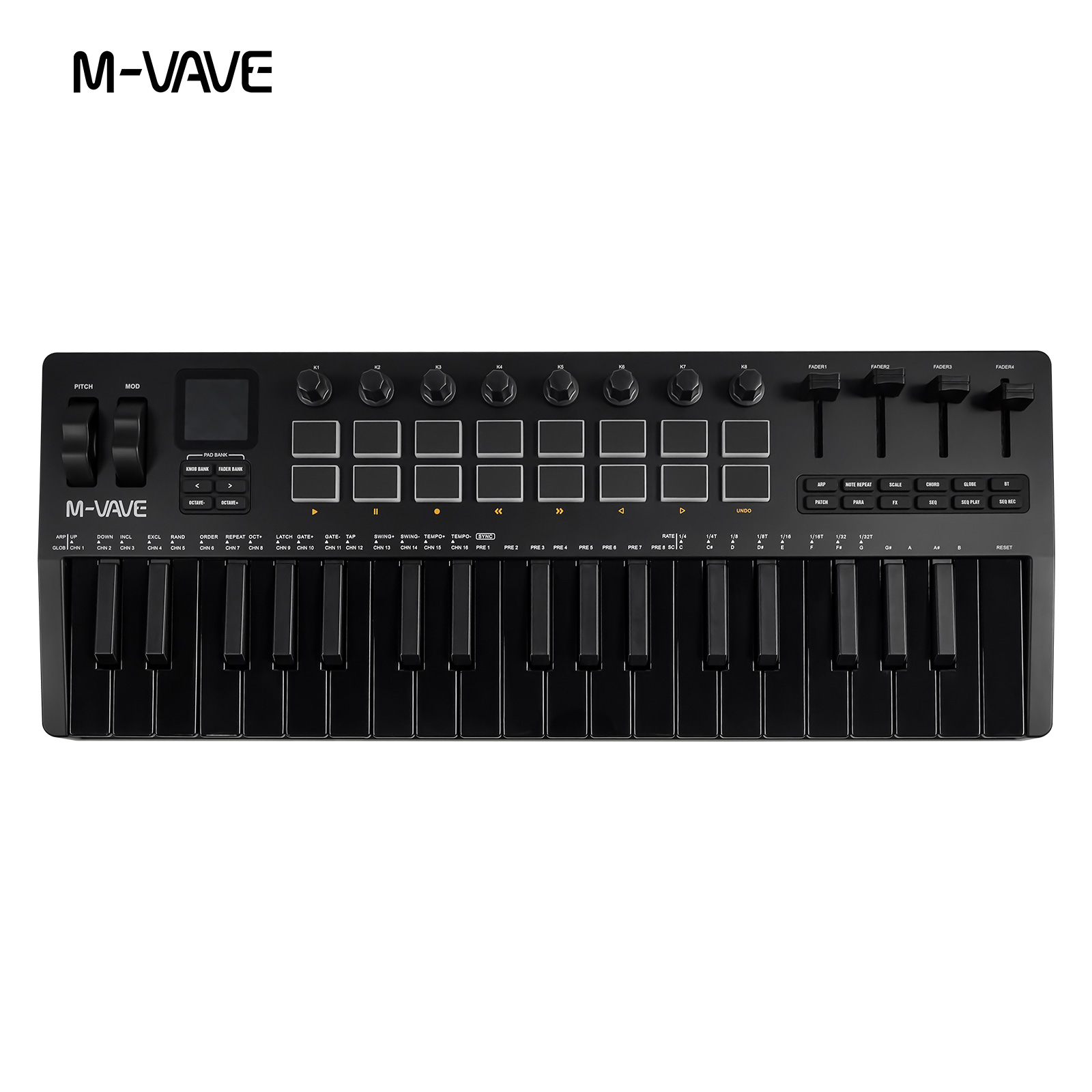 Controlador MIDI USB M-VAVE SM - Midi Controller Pad reseña y precio