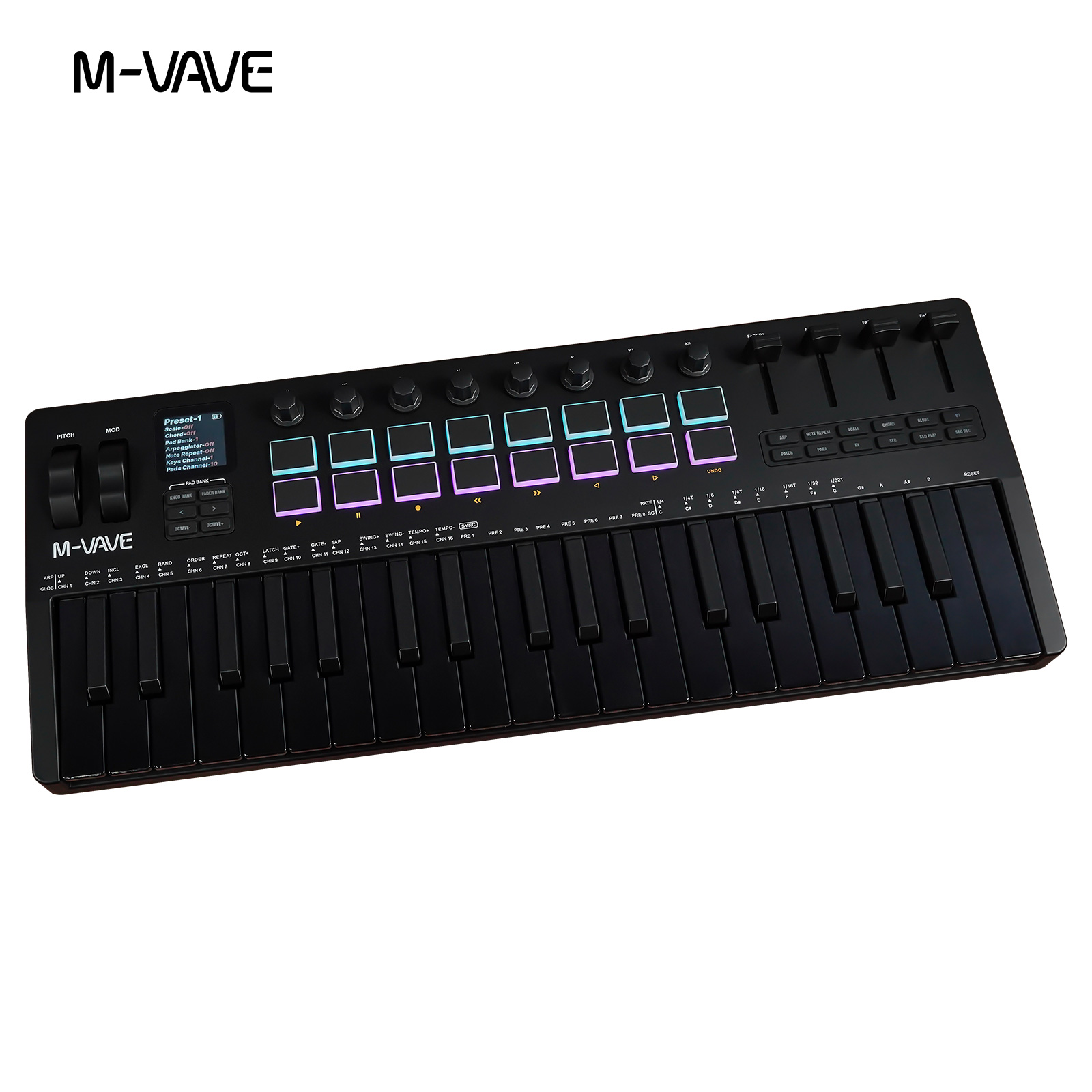 Controlador MIDI USB M-VAVE SM - Midi Controller Pad reseña y precio